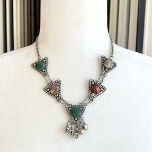Ethnic Boho Multi Stone Turkish Necklace